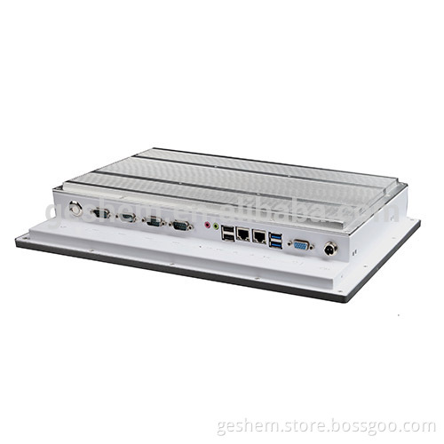 15''aluminium alloy frame 4*USB 4*COM All In One Industrial Touch Screen Panel PC Price 2 lan